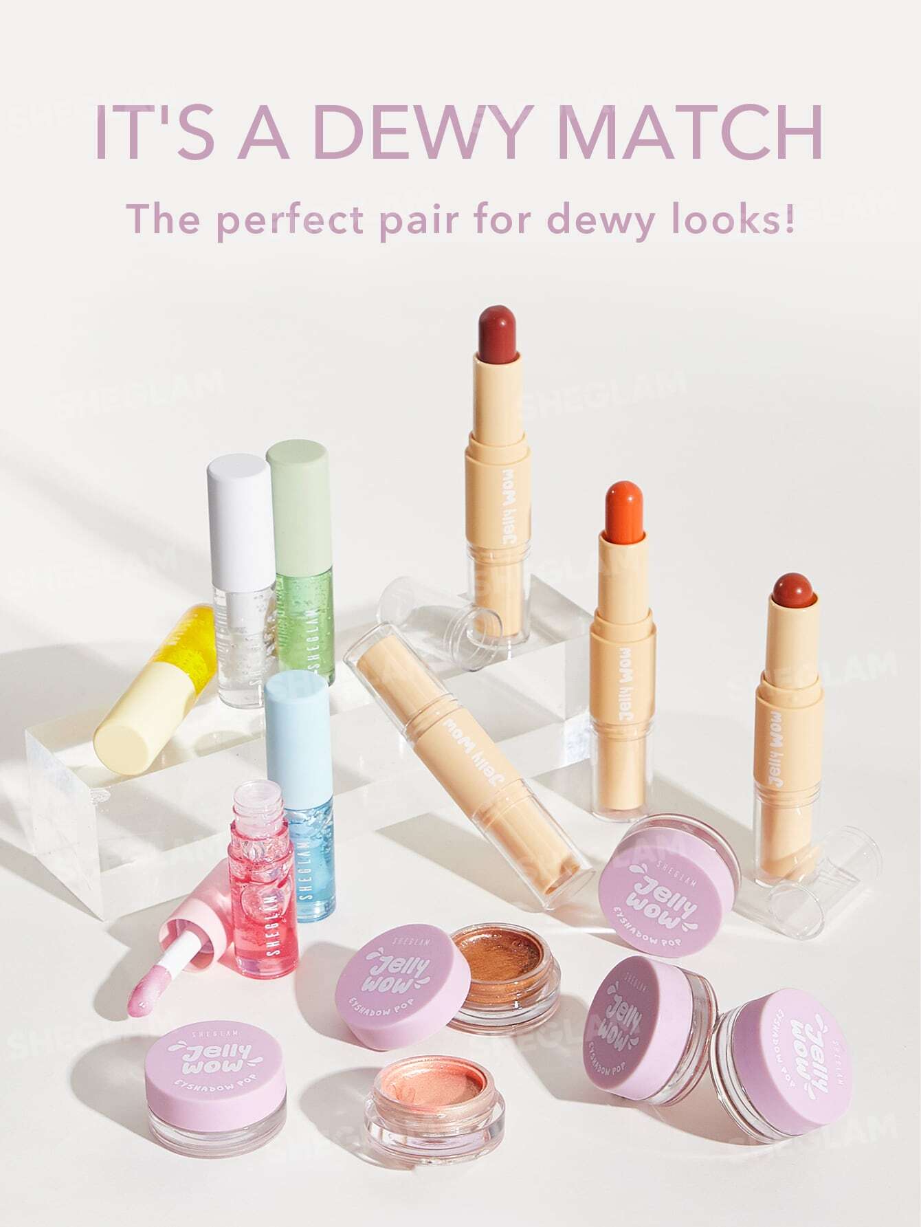 روغن لب آبرسان جلی واو شیگلم (SHEGLAM Jelly Wow Hydrating Lip Oil) 6 روغن لب آبرسان جلی واو شیگلم (SHEGLAM Jelly Wow Hydrating Lip Oil) - Image 6