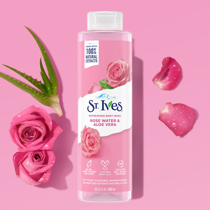 شامپو بدن آب گل رز و آلوئه ورا سینت ایوز 650ml 5 شامپو بدن آب گل رز و آلوئه ورا سینت ایوز 650ml - Image 5