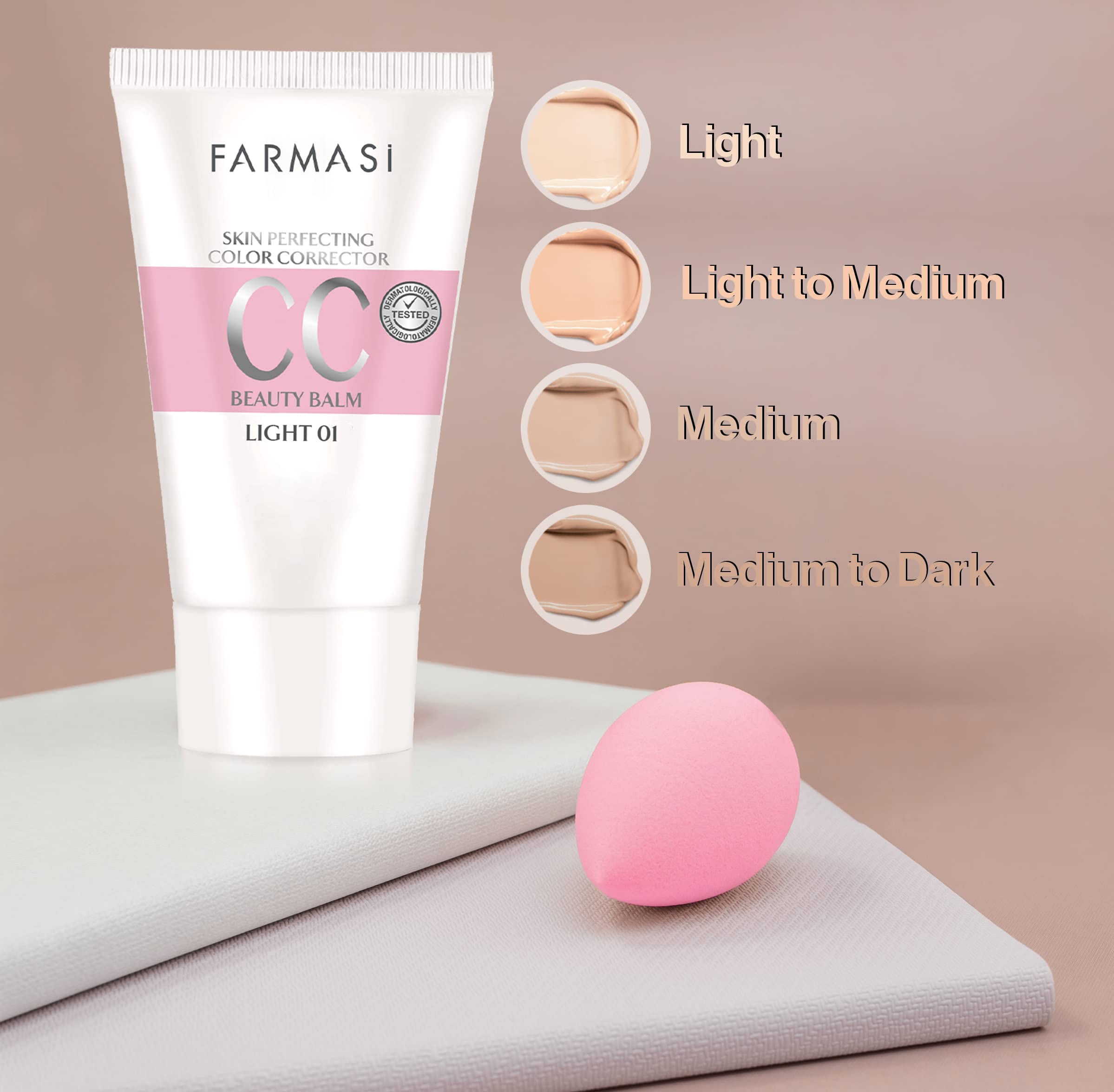 سی سی کرم 9 در 1 فارماسی FARMASI 11 cc cream farmasi color