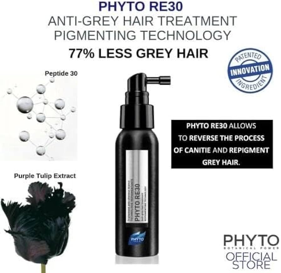 اسپری درمانی رفع سفیدی ریشه مو فیتو رنگ ریشه طبیعی مو 50میل 3 PHYTO RE30