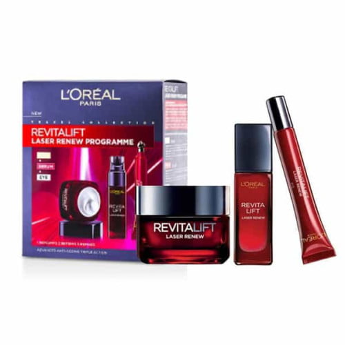 کرم ضد چروک و لیفت لورآل مدل Revitalift Laser مجموعه 3 عددی 1 کرم ضد چروک و لیفت لورآل مدل Revitalift Laser مجموعه 3 عددی