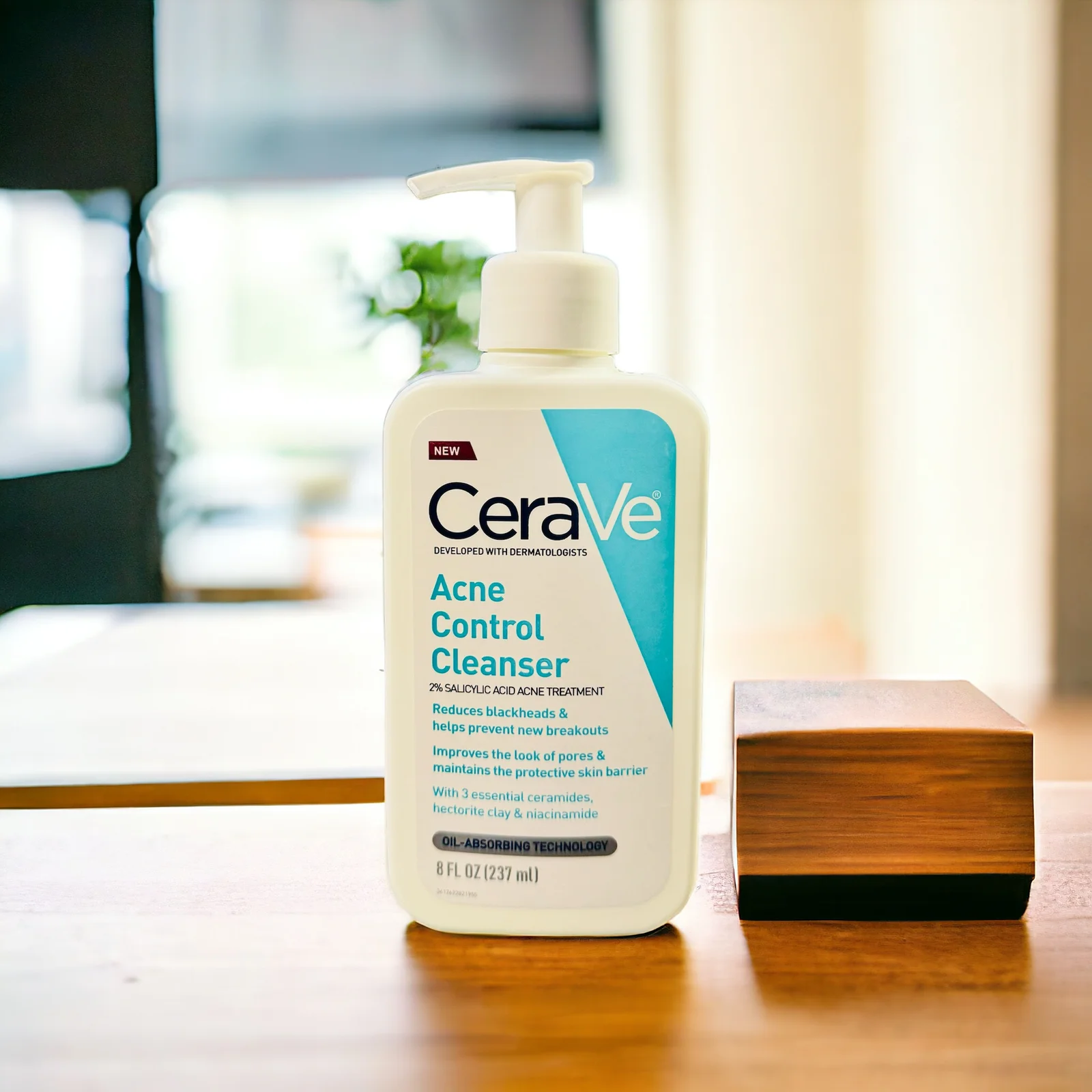 ژل شوینده صورت سراوی 237 میل مخصوص پوست چرب و مستعد جوش CeraVe 5 Photoroom 20240223 001939