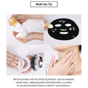 پودر روشن کننده ویتامین سی خالص تیام 10 گرم TIAM Vitamin Blending Powder 4 TIAM Vitamin Blending Powder