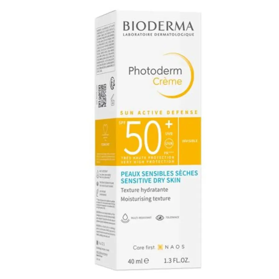 کرم ضد آفتاب بی رنگ Photoderm Creme SPF50 بایودرما 40ml 3 کرم ضد آفتاب بی رنگ Photoderm Creme SPF50 بایودرما 40ml - Image 3