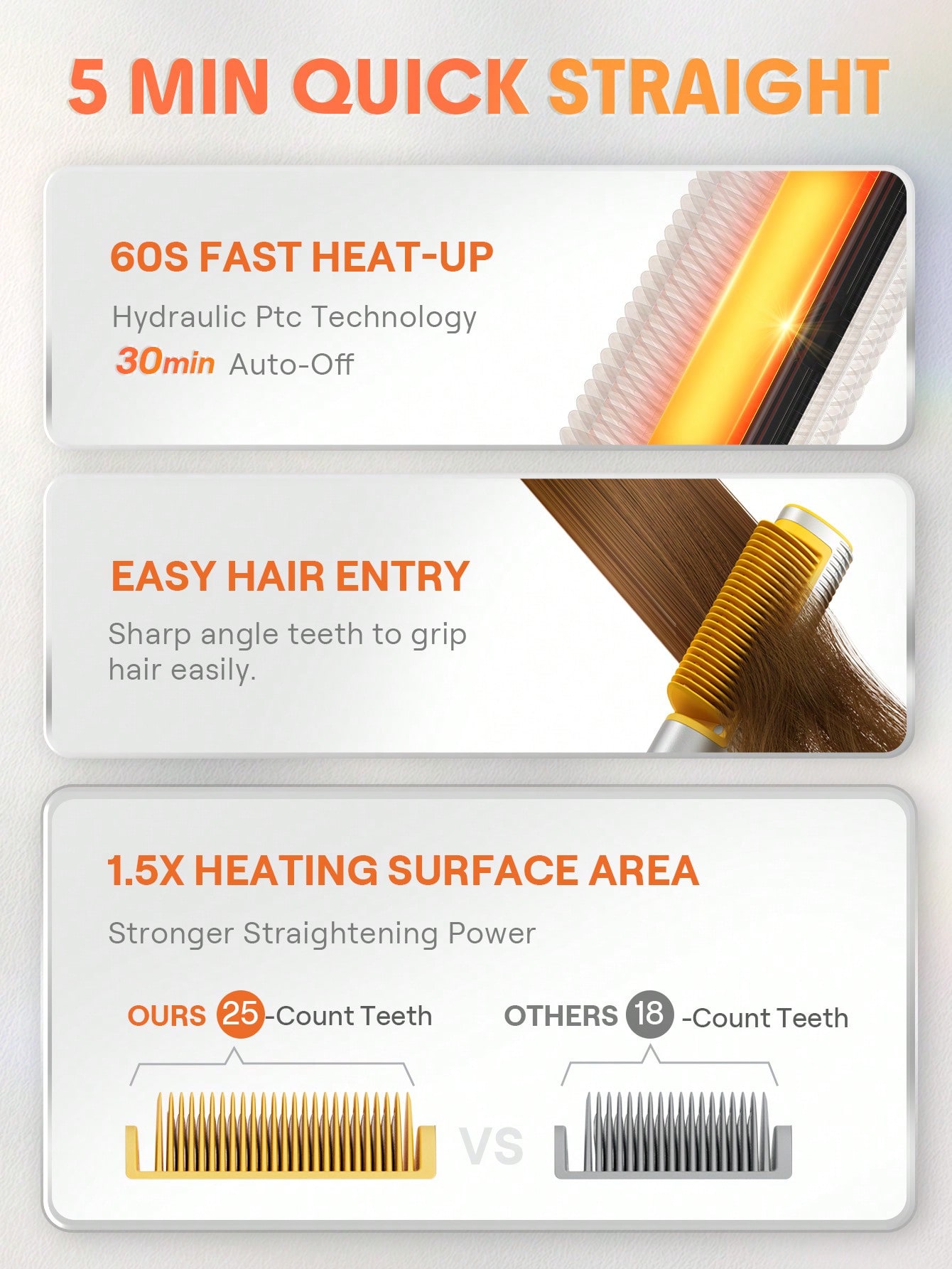 برس حرارتی سه بعدی شیگلم SLeek Chic 3D 6 برس حرارتی سه بعدی شیگلم SLeek Chic 3D - Image 6