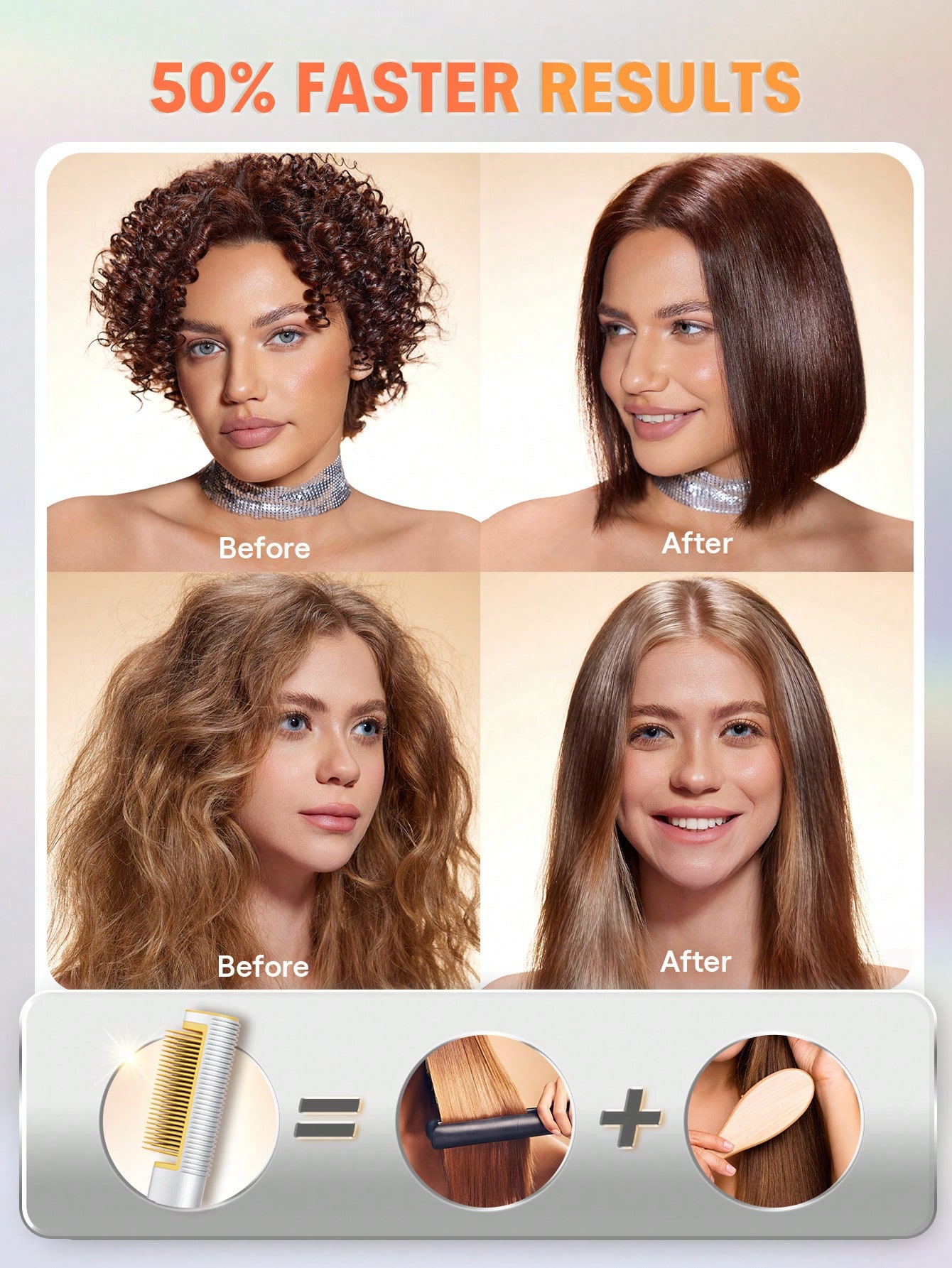 برس حرارتی سه بعدی شیگلم SLeek Chic 3D 4 برس حرارتی سه بعدی شیگلم SLeek Chic 3D - Image 4