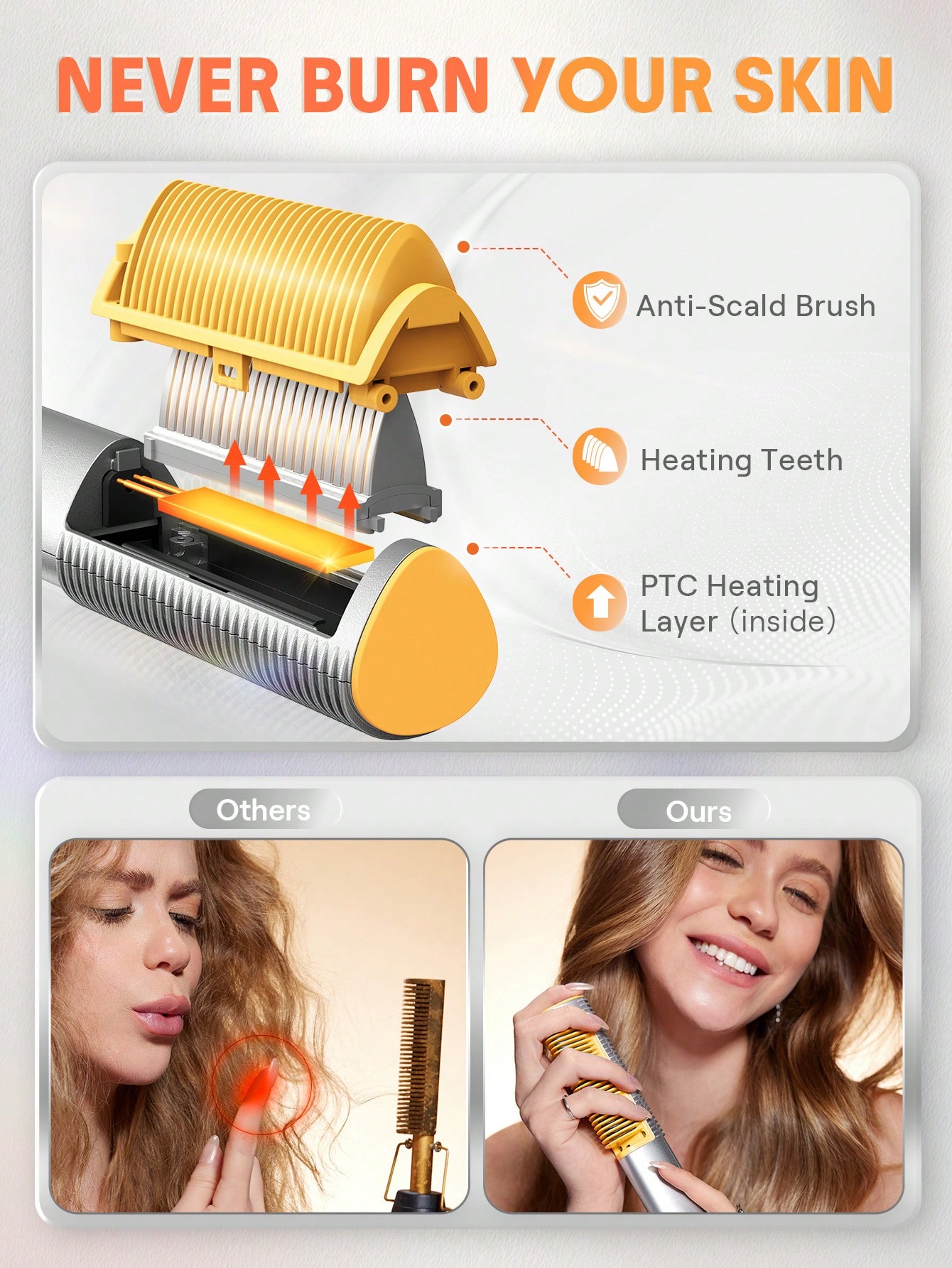 برس حرارتی سه بعدی شیگلم SLeek Chic 3D 3 برس حرارتی سه بعدی شیگلم SLeek Chic 3D - Image 3