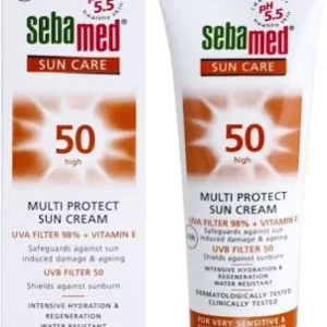 کرم ضد آفتاب سبامد برای پوست‌های حساس