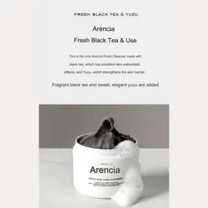 ARENCIA Black Tea and Yuzu Cleanser 2