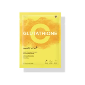 ماسک روشن‌کننده عمیق ویتامین C و گلوتاتیون مدی کیوب 27 میلی لیتر